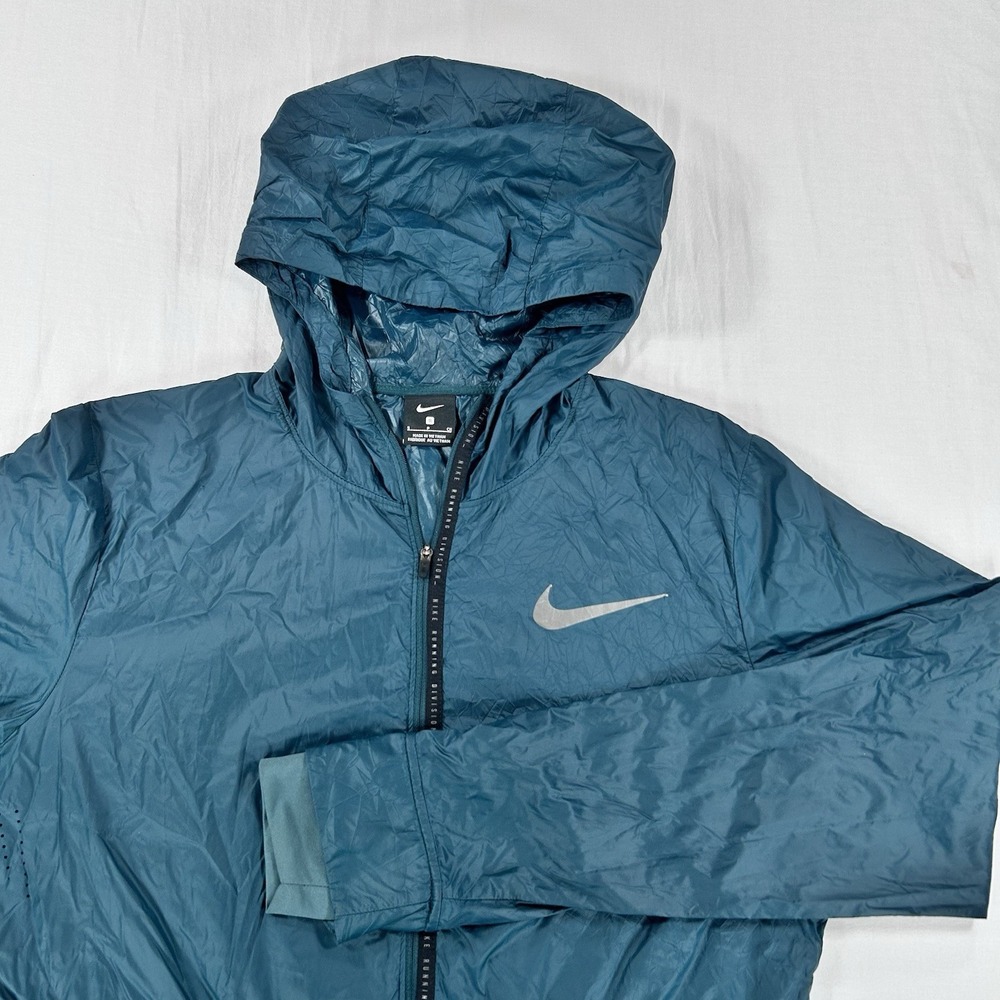 Nike Men's Running Division S Water Repel Jacket Breathable Hooded Exandable